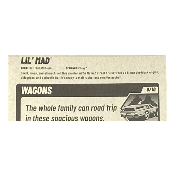2026 Hot Wheels Lil' Mad Wagons 9/10 #215/250 Gold JJH65