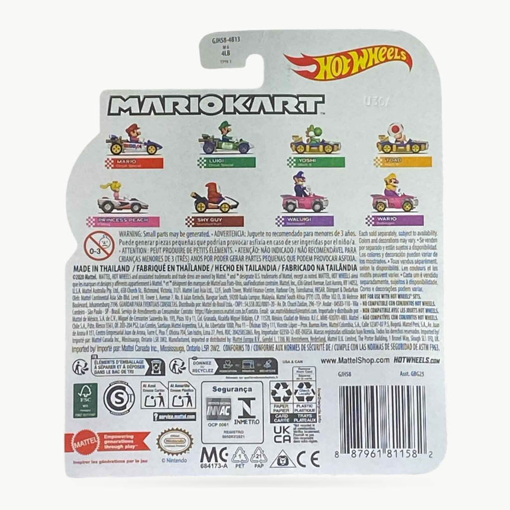 Hot Wheels MarioKart Peach P-Wing Vehicle