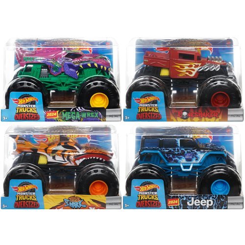 Hot Wheels Monster Trucks 1:24 Scale Vehicle 2024 - Select Vehicle(s) - Collectors World Toys Hover Image