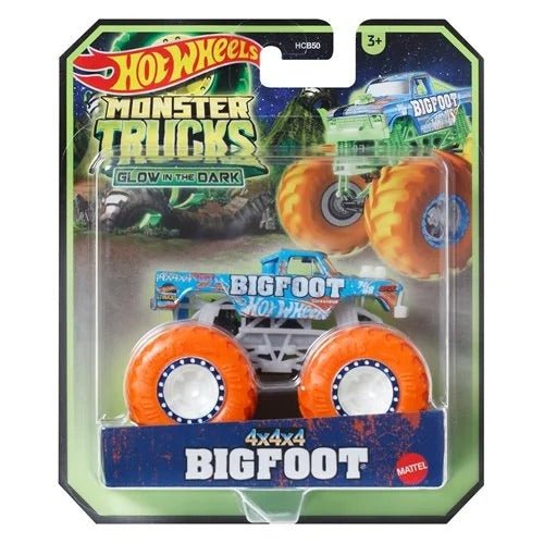 Hot Wheels Monster Trucks Glow-in-the-Dark 1:64 Scale Vehicle 2024 - Select Vehicle(s) (6281) Main image