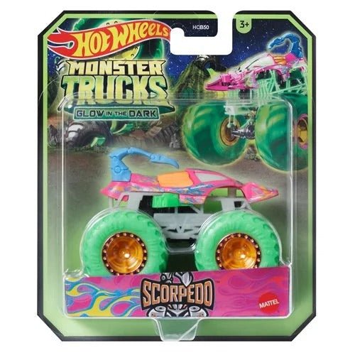 Hot Wheels Monster Trucks Glow-in-the-Dark 1:64 Scale Vehicle 2024 - Select Vehicle(s) (6281) Secondary image