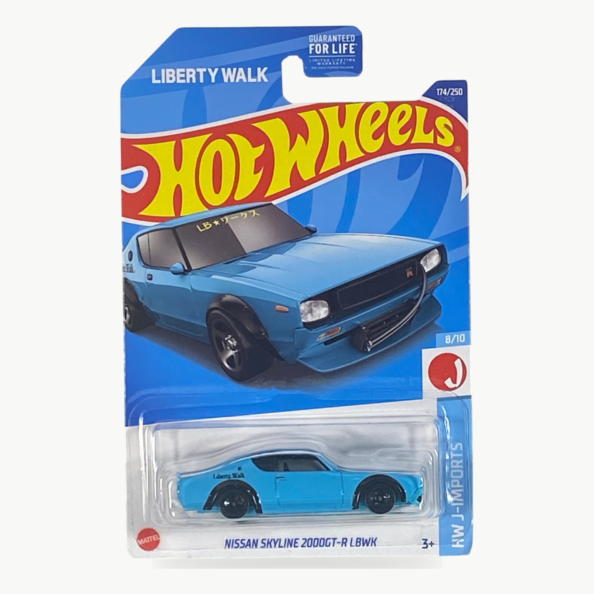 Hot Wheels Nissan Skyline 2000GT-R LBWK | J-Imports Series 8/10