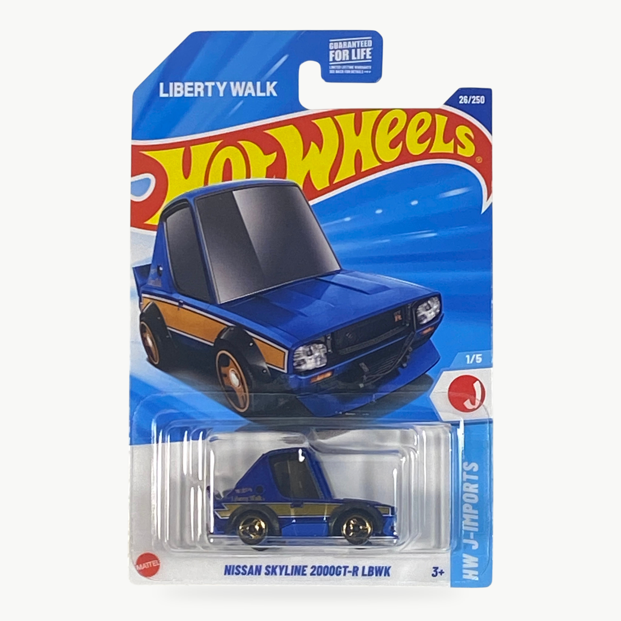 Hot Wheels Nissan Skyline 2000GT-R LBWK | J-Imports Series 1/5