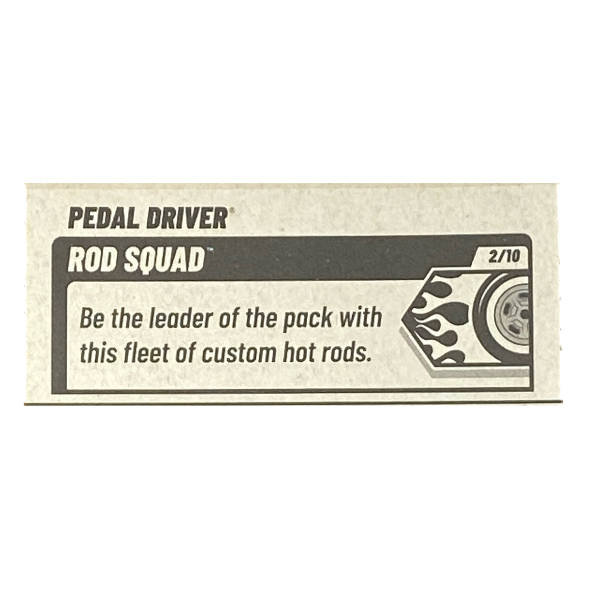 2026 Hot Wheels Pedal Driver Rod Squad 2/10 #118/250 Red JJL11