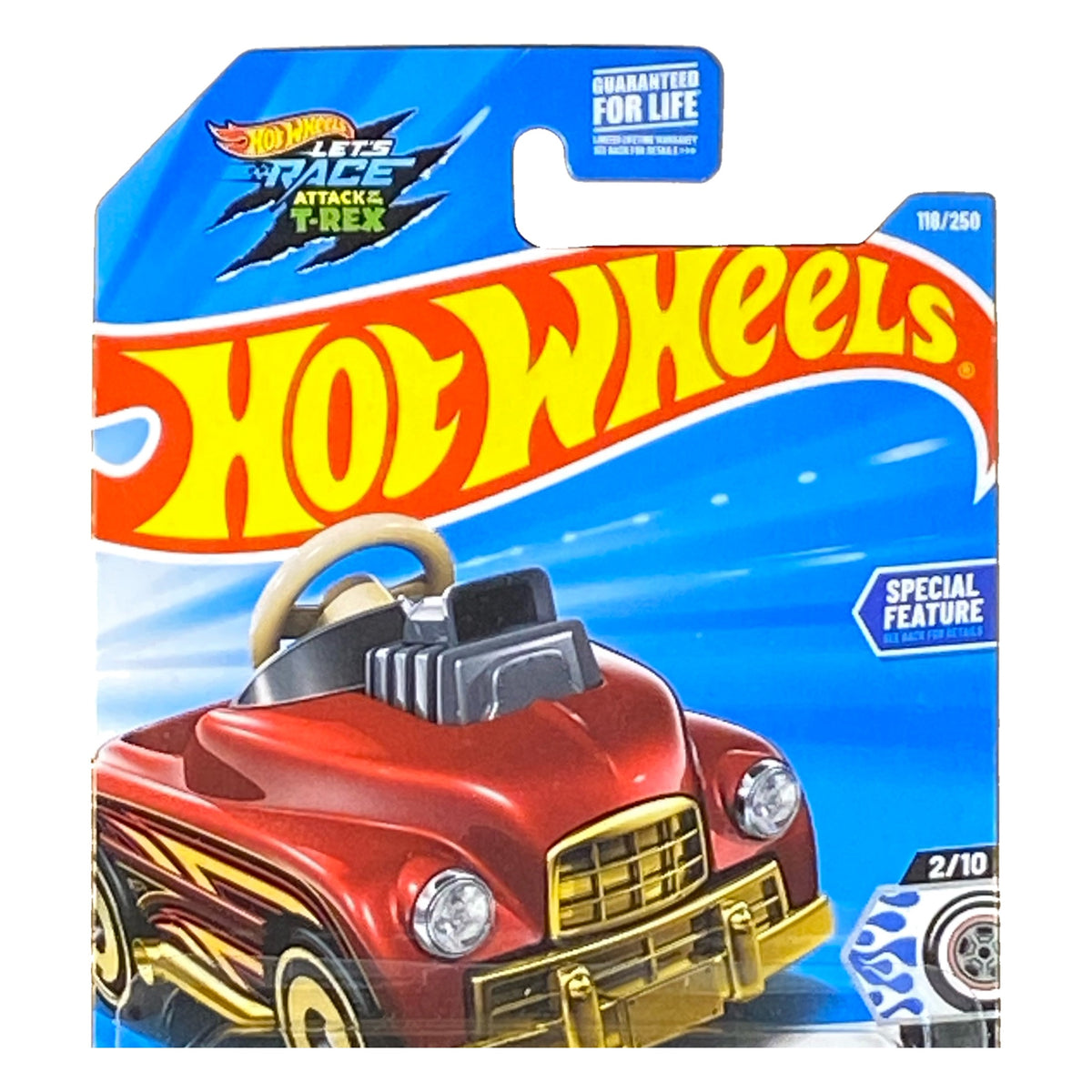 2026 Hot Wheels Pedal Driver Rod Squad 2/10 #118/250 Red JJL11