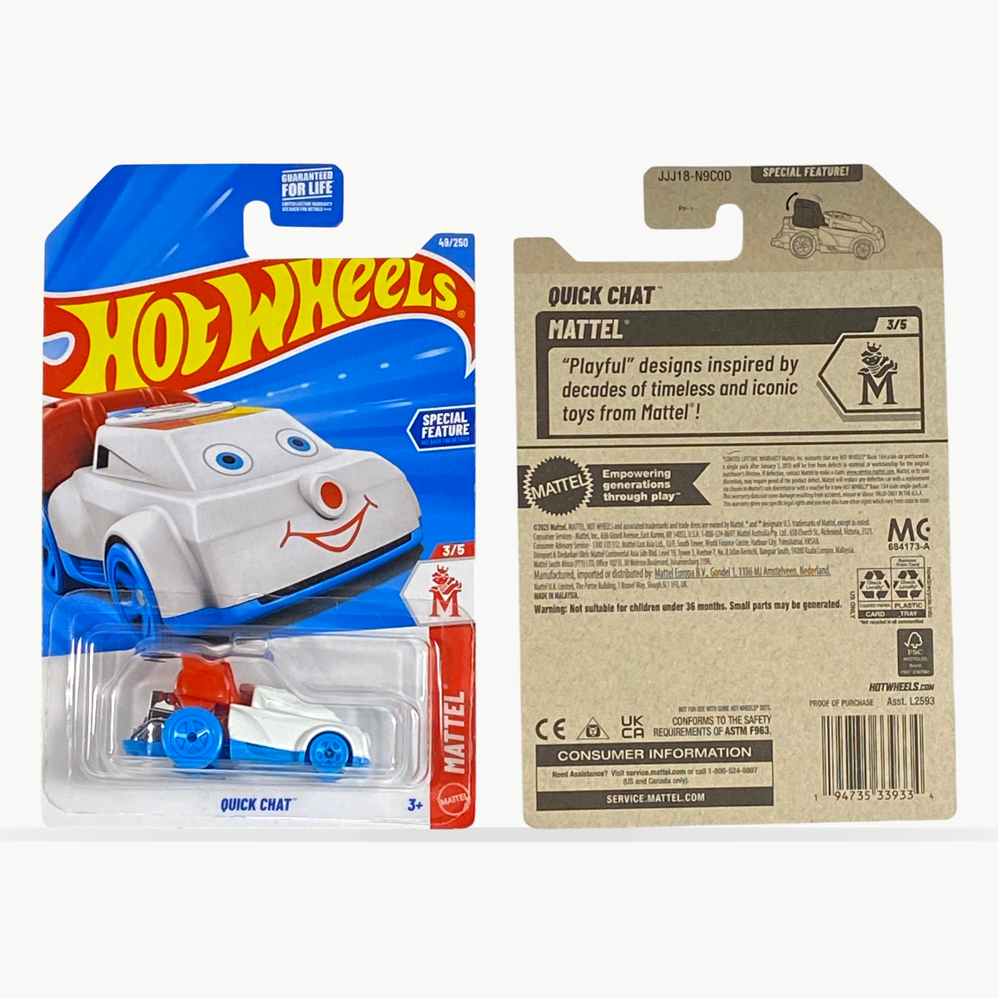 Hot Wheels Quick Chat | Mattel Series 3/5