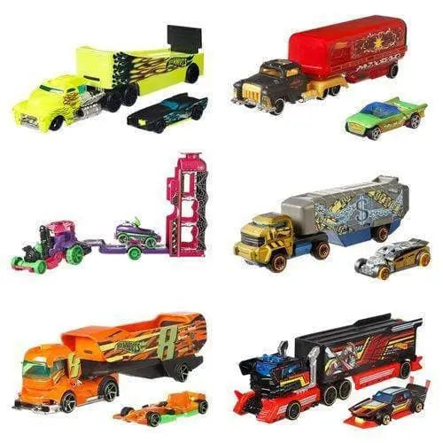 Hot Wheels Super Hauling Rig and Car - Select Figure(s) - Collectors World Toys