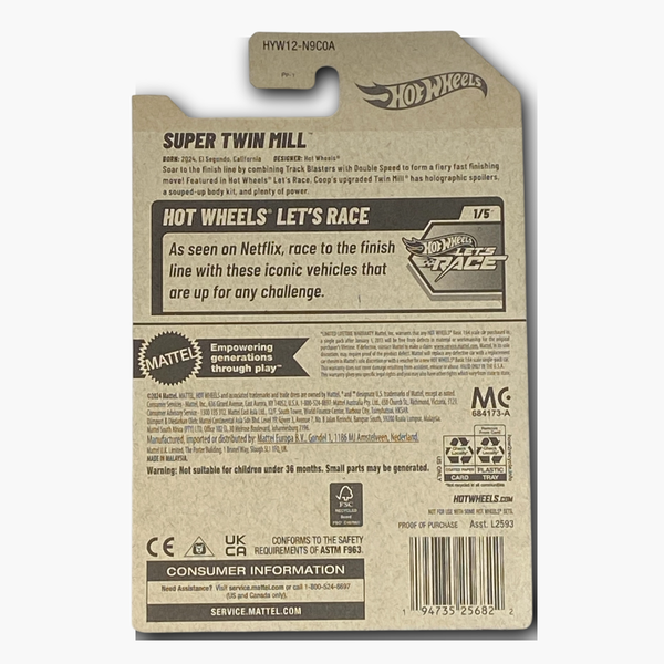 Hot Wheels Super Twin Mill | Let's Race Series 1/5