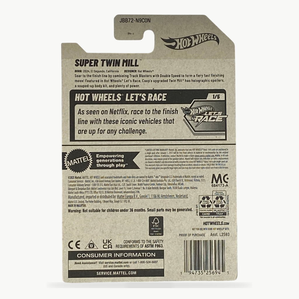 Hot Wheels Super Twin Mill | Let's Race Series 1/5