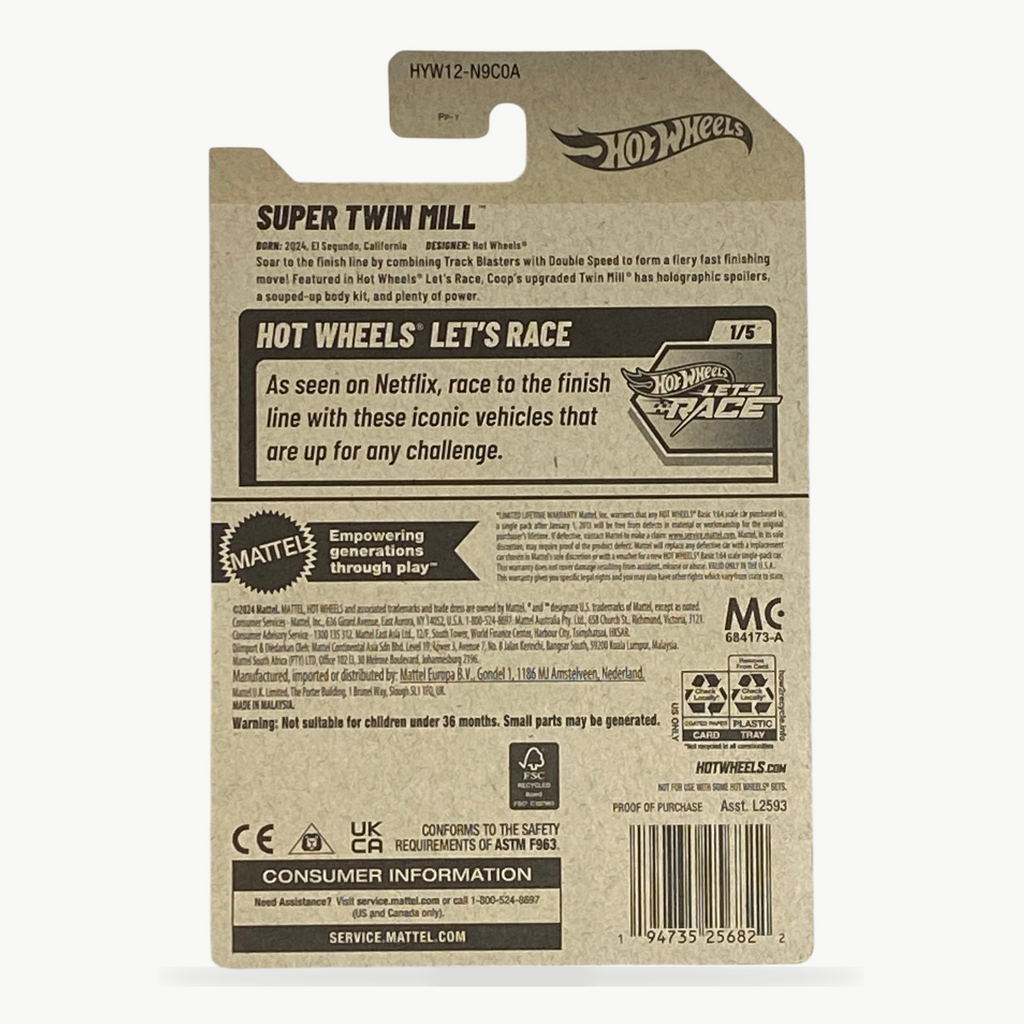 Hot Wheels Super Twin Mill | Let's Race Series 1/5