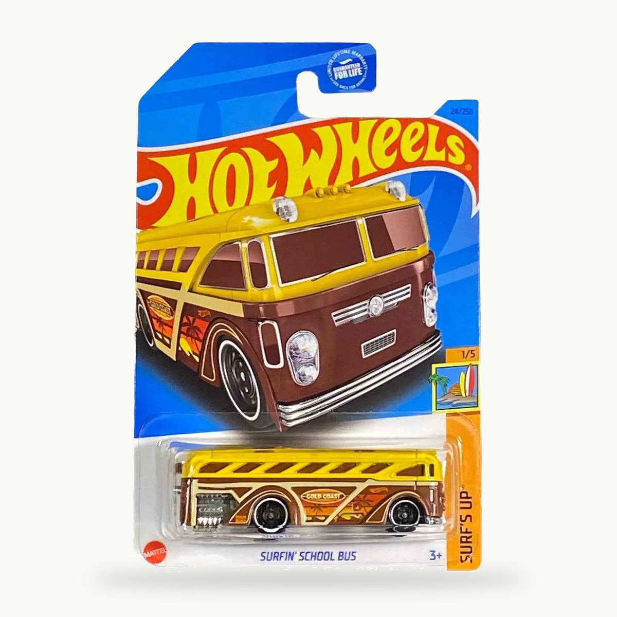 Hot Wheels Surfin' School Bus | Surf's Up Series 1/5 Main image