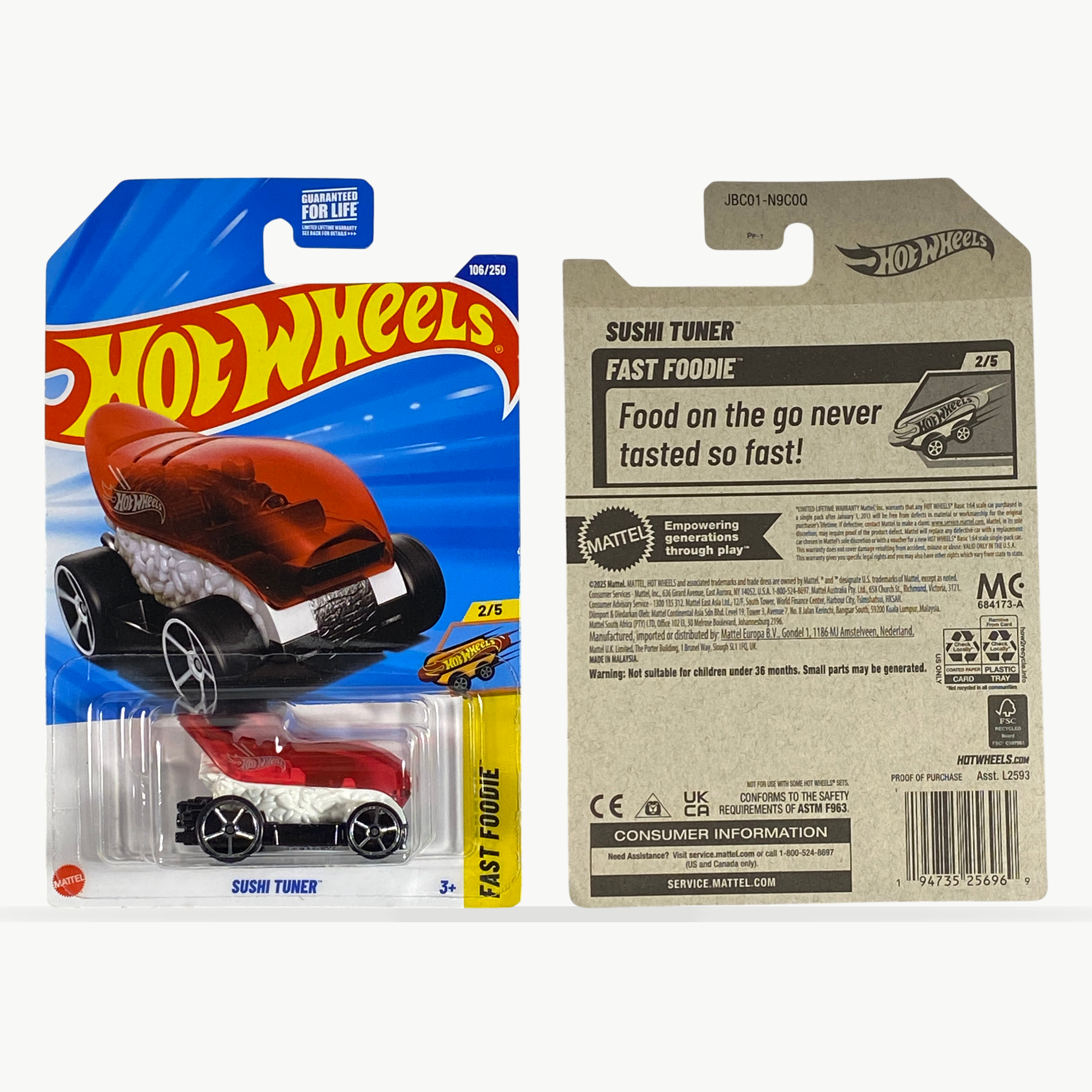 Hot Wheels Sushi Tuner | Fast Foodie Series 2/5