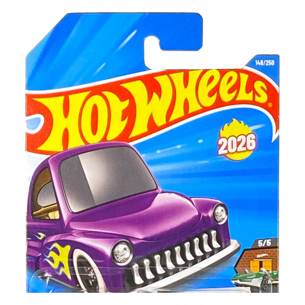 Hot Wheels Tooned Purple Passion HW Dream Garage 5/5 148/250 JJH54 front card artwork