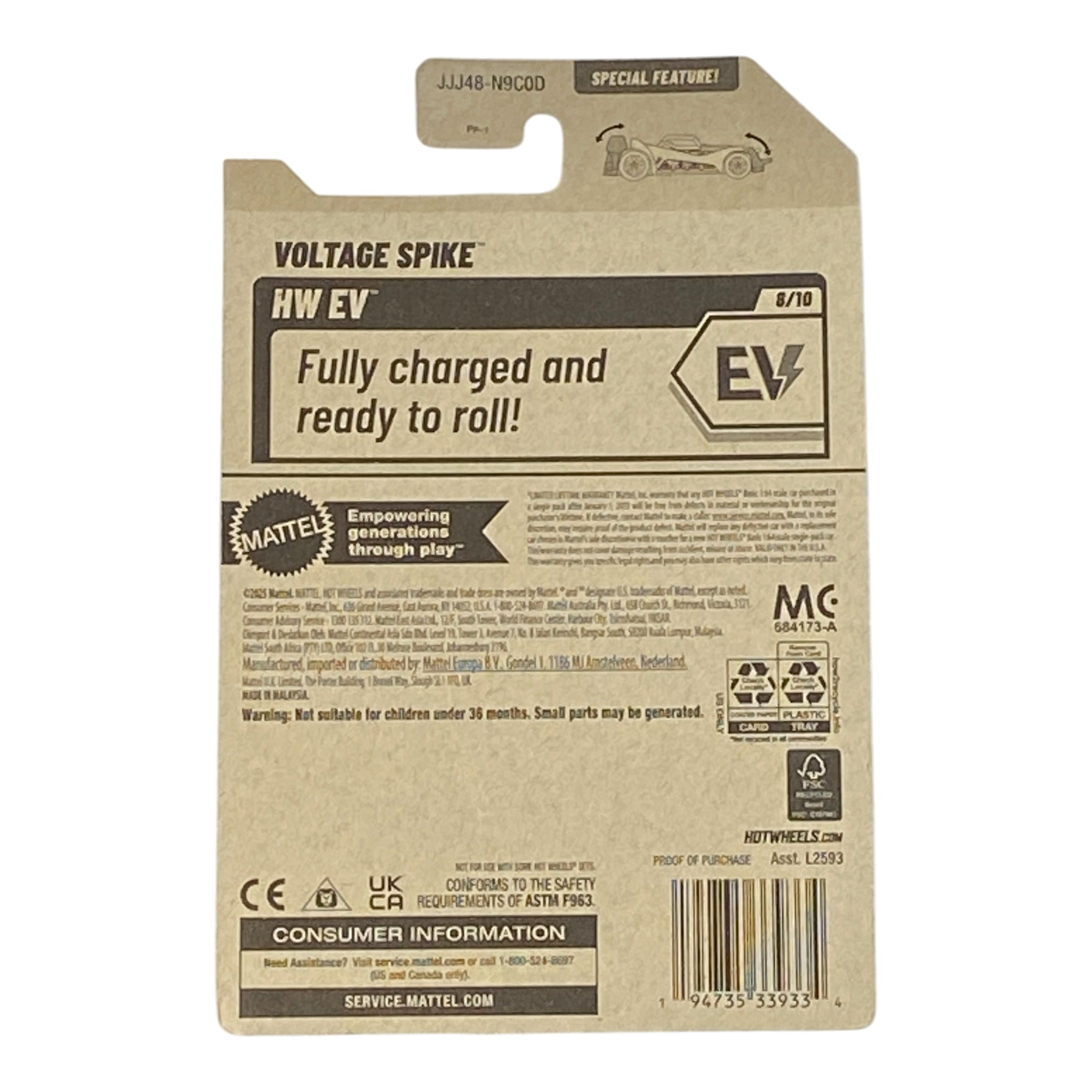 Hot Wheels Voltage Spike | EV Series 8/10 Secondary image