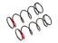 Shock Spring (Red, 68mm, 86.1gf, 2pcs)