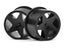 Q32 Super Star Wheel Set F/R (Blk/18X10/18X14/4pcs)