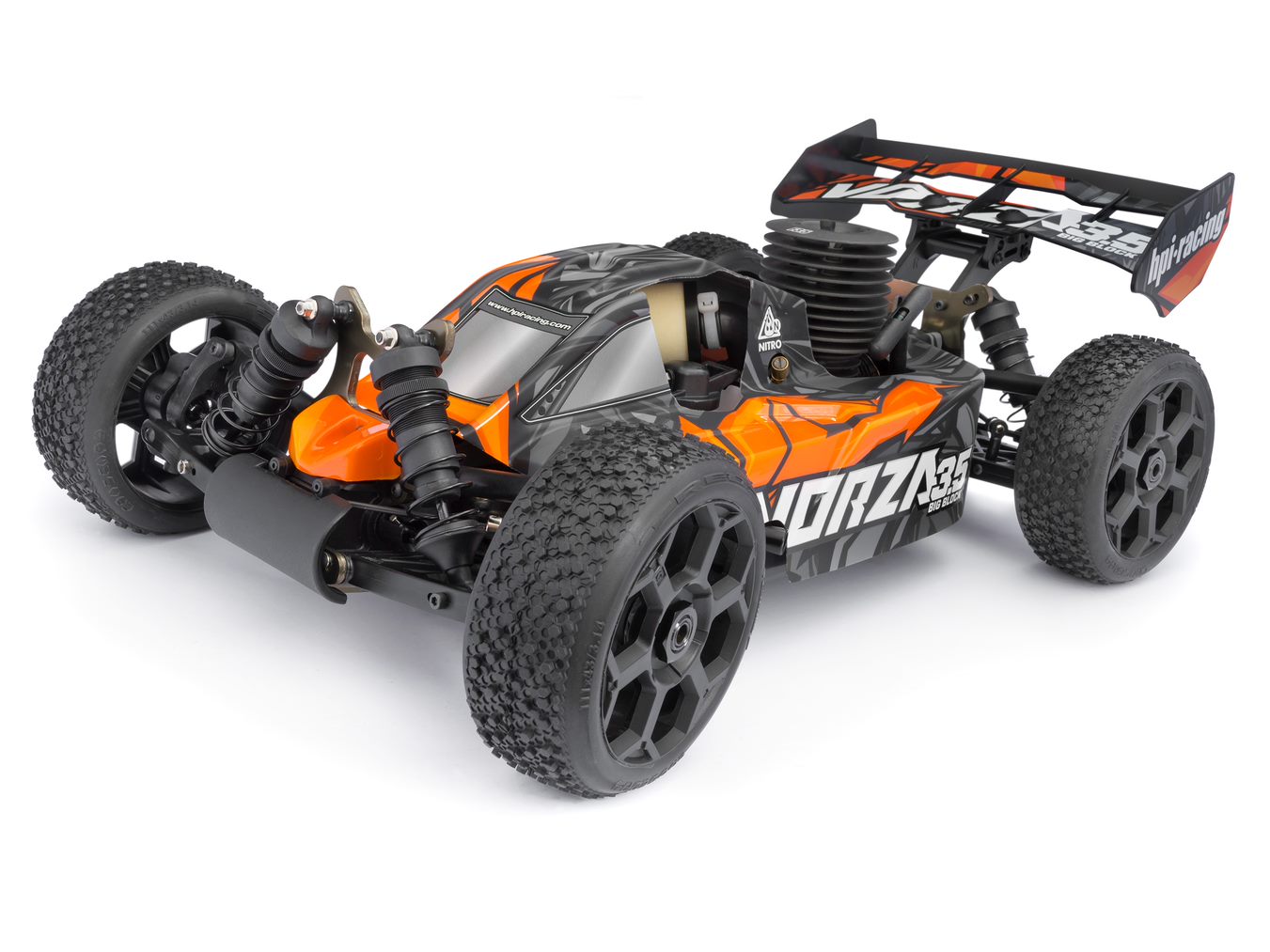 Vorza 3.5 Buggy, 1/8 Scale 4WD RTR Big Block Nitro w/ 2.4GHz Radio System