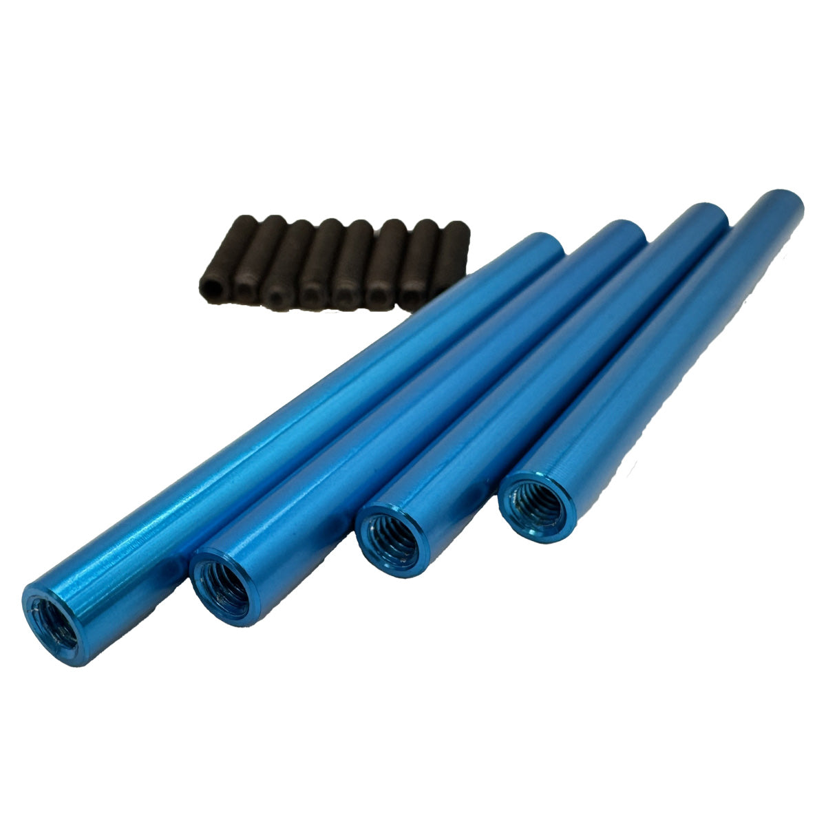 Aluminum Link, Blue, 6x7mm M4 (4pcs)