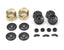 CS-8 Steel Beadlock Wheel 1.2in (Black / 4pcs),