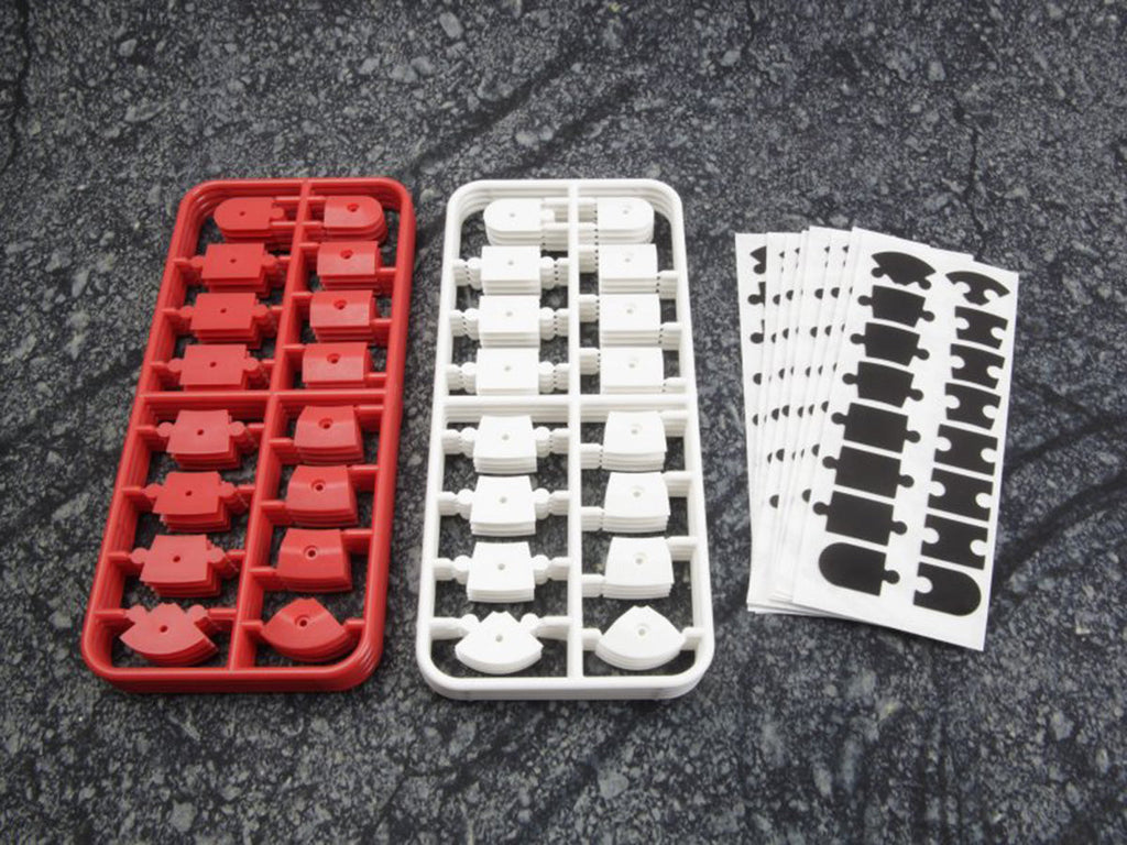 nana-TTR Curb Set - Red and White