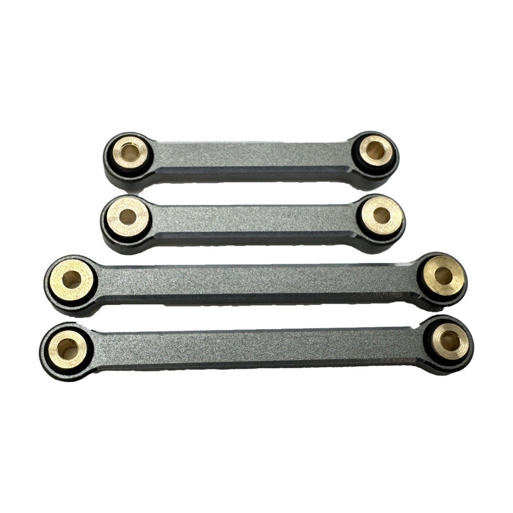 Aluminum Sway Bar Set (Gunmetal/Orange/Front/Rear)