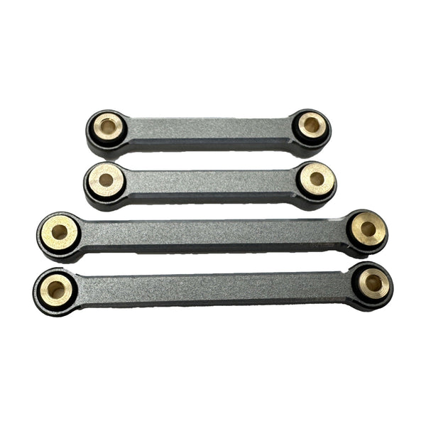 Aluminum Sway Bar Set (Gunmetal/Orange/Front/Rear)