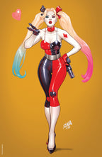 [FOIL] HARLEY QUINN #22 UNKNOWN COMICS DAVID NAKAYAMA GOLD FOIL VIRIGN NYCC 2022 COLOR BLEED VAR (09/28/2022) - Collectors World Toys