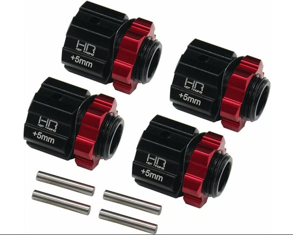Aluminum 17mm Hex Hubs 5mm Offset, Arrma 1/8 4x4