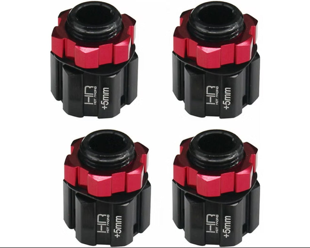 Aluminum 17mm Hex Hubs 5mm Offset, Arrma 1/8 4x4