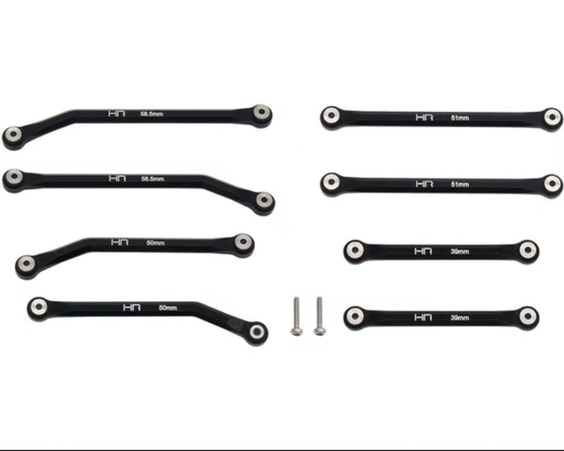 Aluminum High Clearance 4 Links Set for (133.7mm) SCX 24