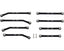 Aluminum High Clearance 4 Links Set for (133.7mm) SCX 24