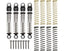 Aluminum Threaded Long Travel Shocks, for Axial SCX24