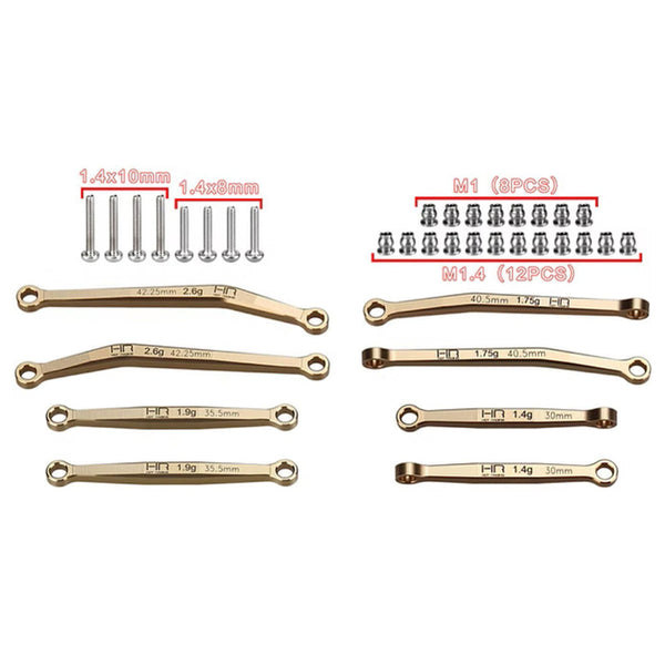 No Flex Upgrade Brass Link Set, SCX30