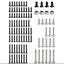 Steel Hardware 100 Pieces, SCX30