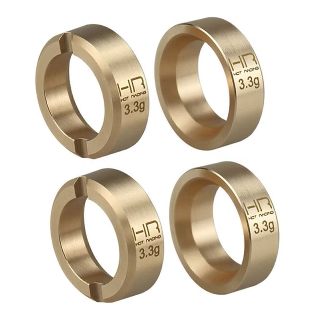3.6g Brass Wheel Weights, SCX30