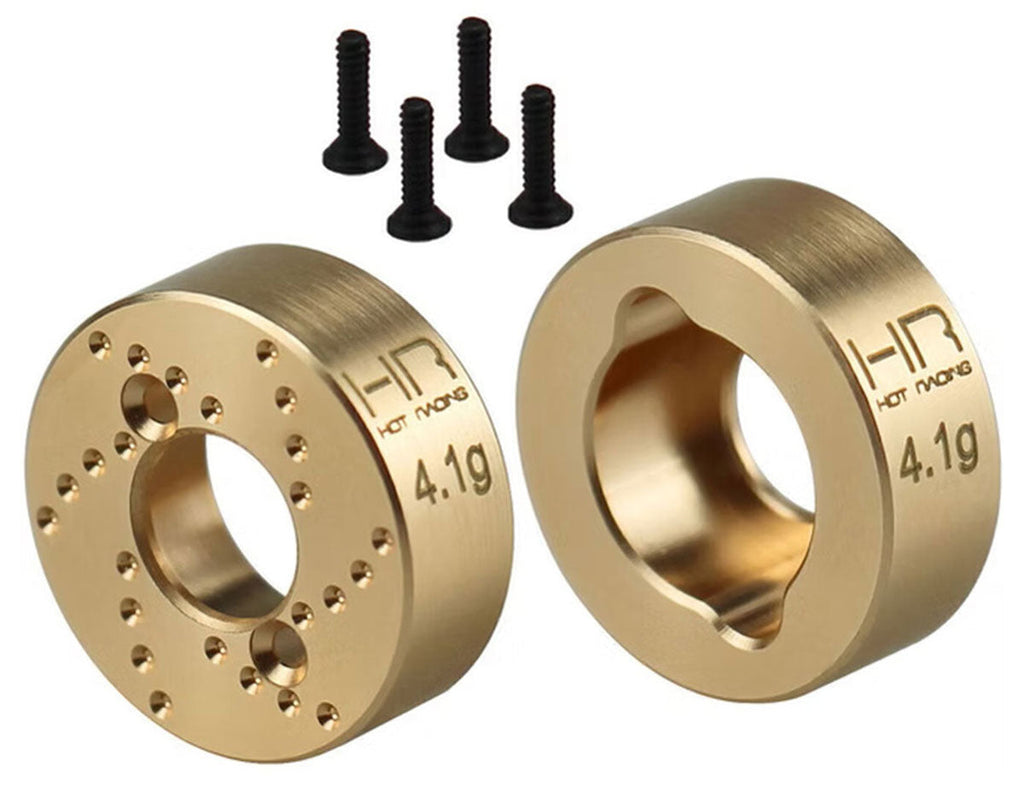 Brass Rear Hub 4.1g, SCX30