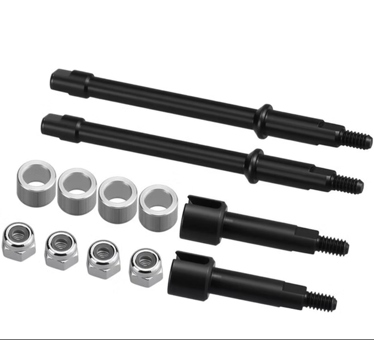 '+4mm Steel Drive Stub, SCX30