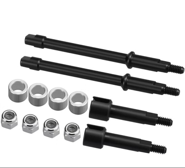 '+4mm Steel Drive Stub, SCX30