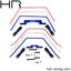 Front & Rear Wide Sway Bar, 2WD Slash
