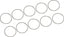 10mm Axle Shim .02 x 10 x 11mm 10pcs