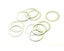 Steel Shims, 6x7.4x0.1mm, (10pcs)
