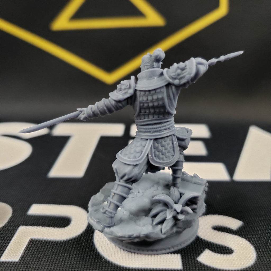 Hu Shen, Commander from the East (Male Human Fighter) -