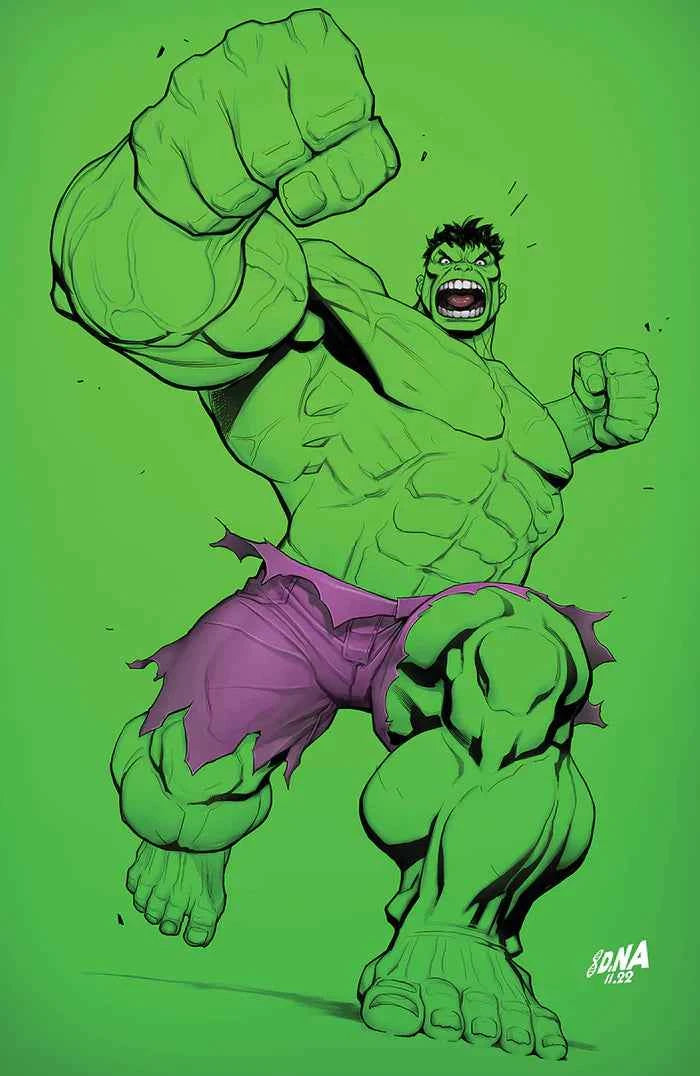 HULK #11 (DAVID NAKAYAMA EXCLUSIVE VIRGIN VARIANT)(2023) COMIC BOOK ~ Marvel Comics Main image