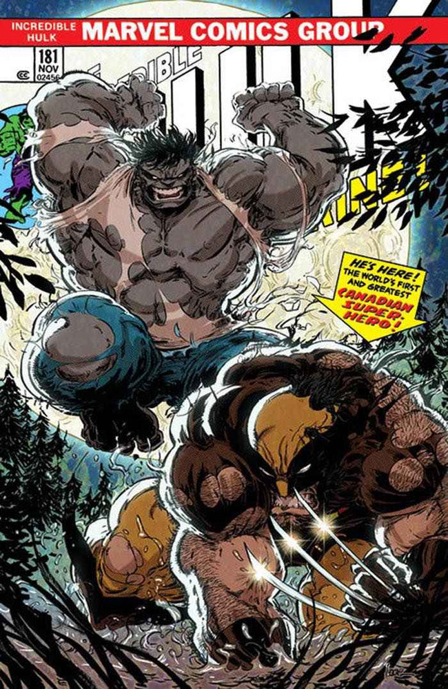 INCREDIBLE HULK #181 FACSIMILE EDITION (KAARE ANDREWS SDCC 2023 GREY HULK EXCLUSIVE VARIANT) COMIC BOOK ~ Marvel Hover Image