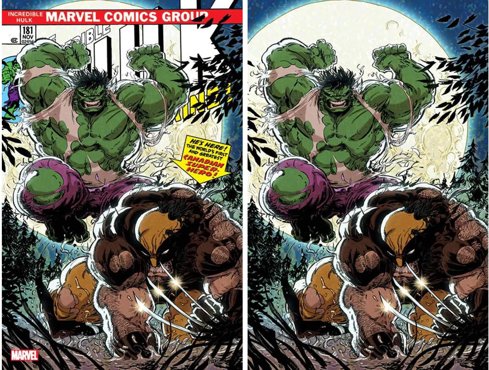 INCREDIBLE HULK #181 FACSIMILE EDITION (KAARE ANDREWS EXCLUSIVE TRADE/VIRGIN VARIANT SET) Main image