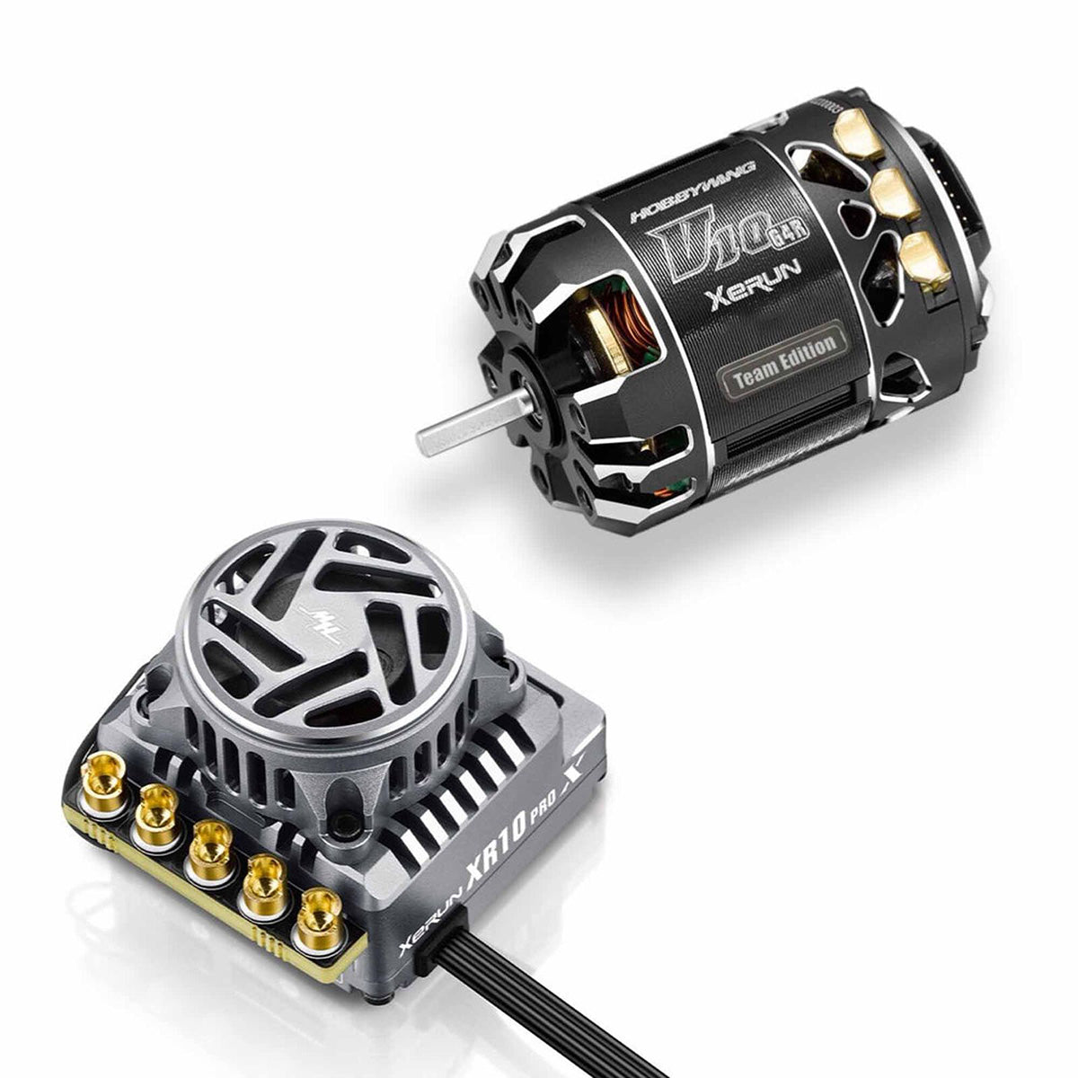 XR10 Pro G3X & V10 G4R 17.5T Team Edition Motor Combo