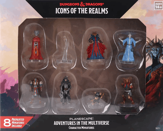 Planescape: Adventures in the Multiverse miniatures (Icons of the Realms)