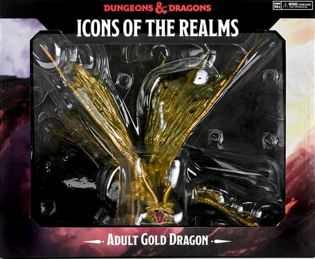 Icons of the Realms - Adult Gold Dragon Main image