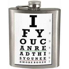 If You Can Read This You Need More Booze 7oz. Hip Flask - Collectors World Toys
