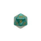 Two-Faced Iguana - 7 Piece DnD Dice Set | Acrylic RPG Gaming Dice - Collectors World Toys